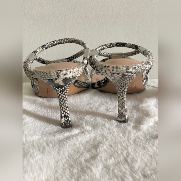 Scoop NYC Snakeskin Patterned Heels - Picture 3 of 10